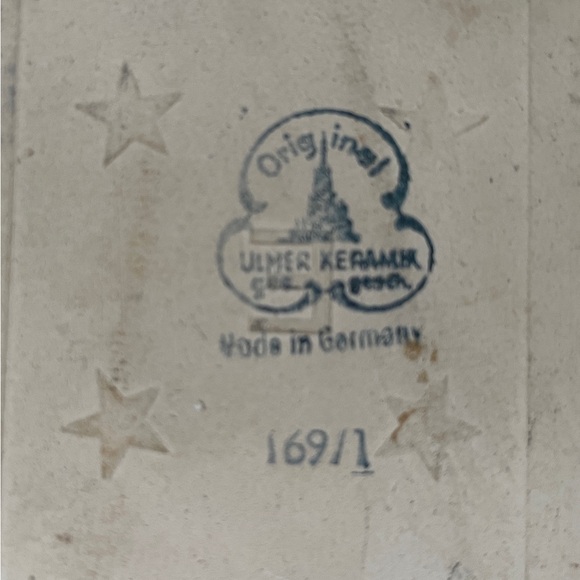 Hand painted vintage tile - Picture 3 of 3